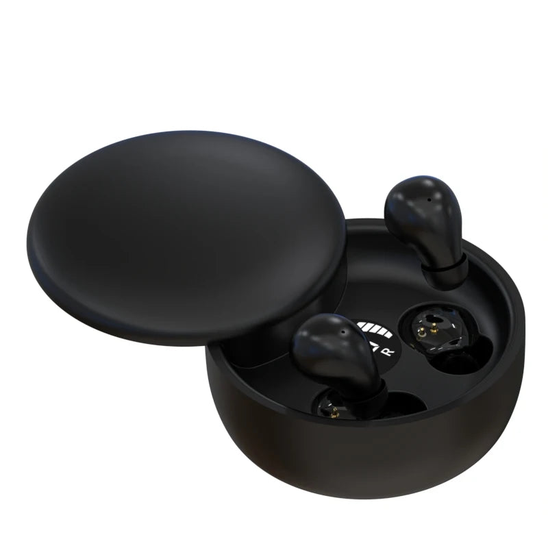 Wireless Bluetooth sleeping Headphones Noise canceling earbuds Hidden Headset Mini Invisible Earphones With Mic Sport Waterproof by Tech-Home Store