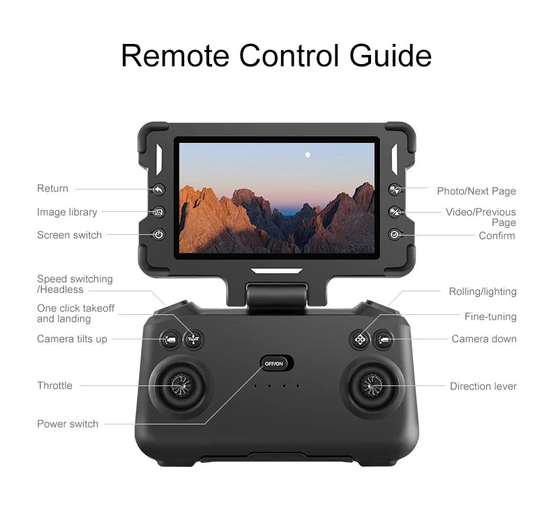 Mini 4 Pro Drone - Foldable Brushless Servo Gimbal Dual Camera For Stable 4K Aerial Photography by Tech-Home Store