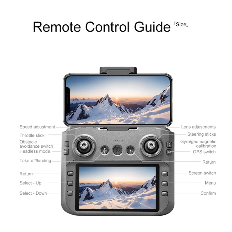 SkyTech A14 Pro Max Drone - Dual 8K HD Cameras With 5G WiFi GPS And Brushless Motors by Tech-Home Store