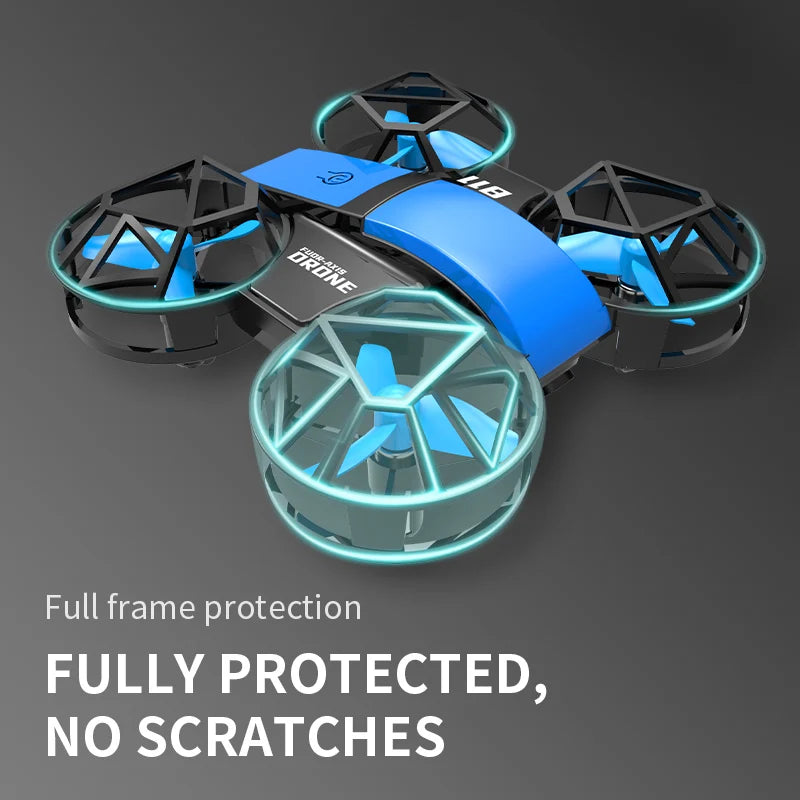 Dowellin D12 Drone Mini Remote Control Aircraft - Ultralight 35g With Dual HD Cameras For Easy Indoor Flying by Tech-Home Store
