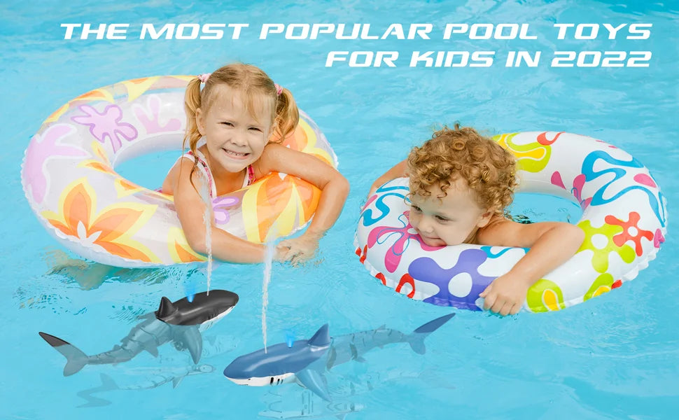 Smart Rc Shark whale Spray Water Toy Remote Controlled Boat ship Submarine Robots Fish Electric Toys for Kids Boys baby Children by Tech-Home Store