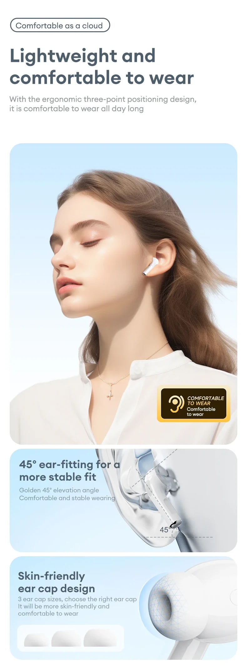 Lenovo LP5 PRO Wireless Bluetooth 5.4 Earphones TWS HiFi Sound Gaming Earbuds LP5Pro Sport headset Long Standby with Mic 2025 by Tech-Home Store