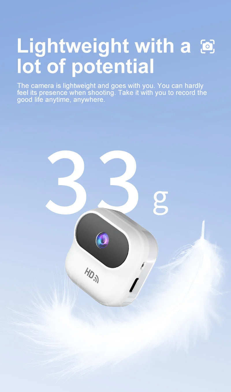 Ourlife A800 Mini Camera 1080P WiFi Smart Home Security Camera Monitor Camcorders Video Surveillance Camera With Motion Tracking by Tech-Home Store