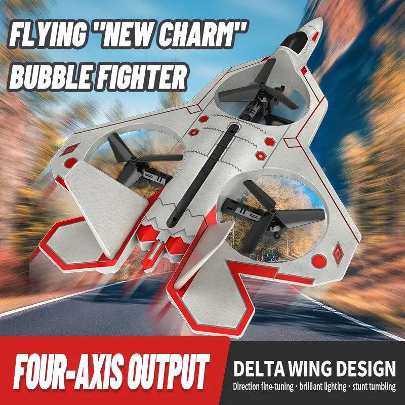SkyTech AeroStunt Foam RC Plane - Beginner-Friendly 5-Channel Control For Easy Outdoor Flights by Tech-Home Store