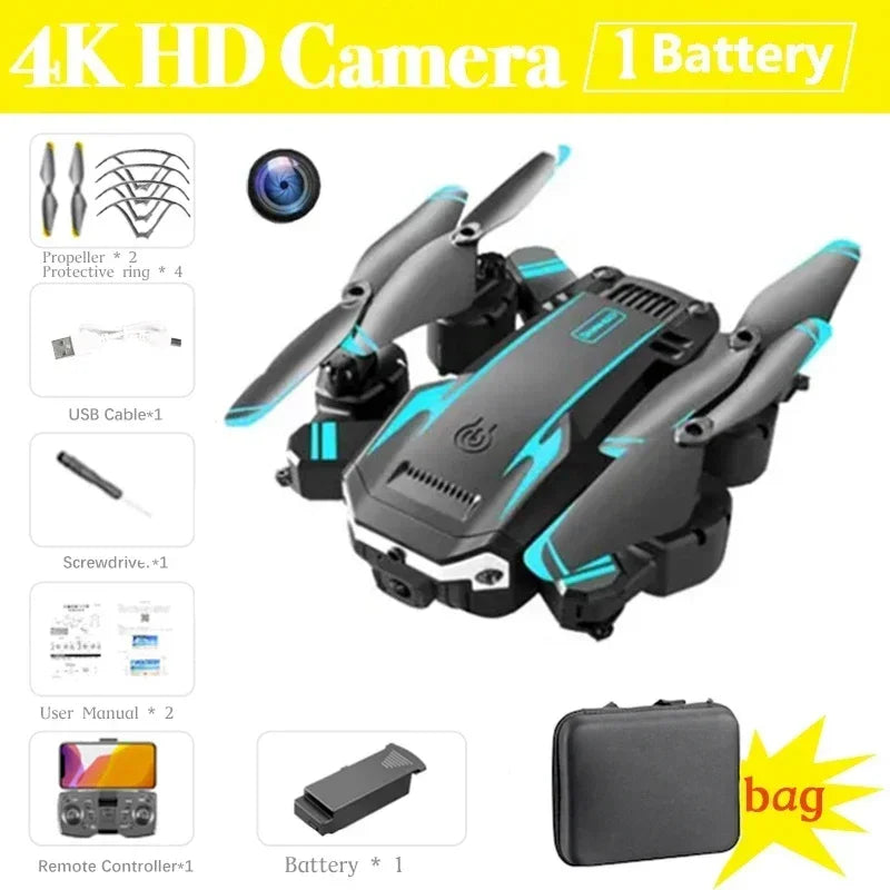 NovaTech G6 Drone - Dual Camera 5G Live Streaming Foldable GPS Quad With Obstacle Avoidance by Tech-Home Store