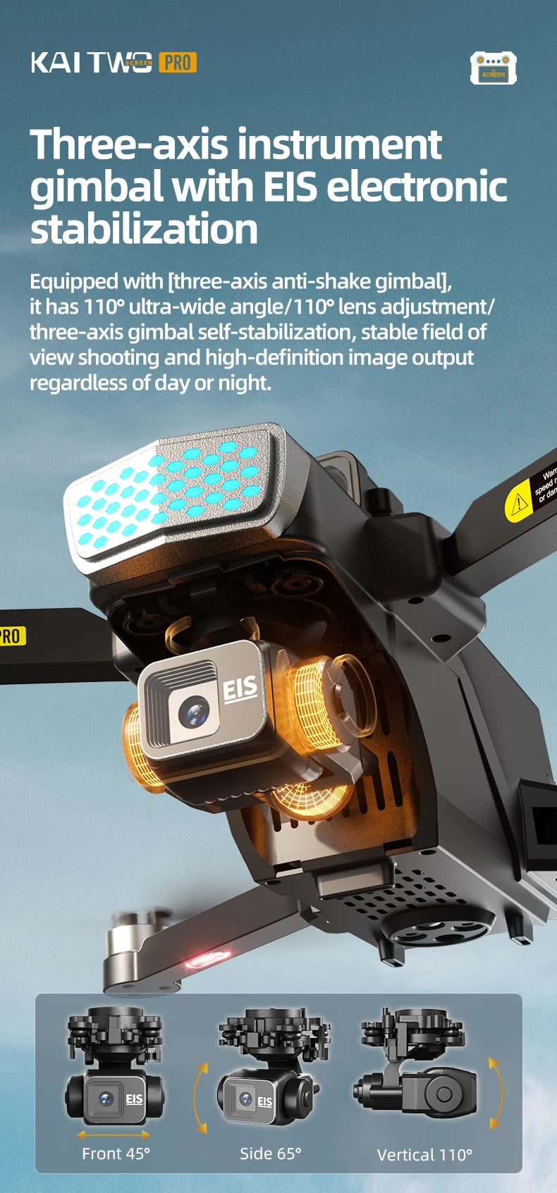 KAITWO PRO Drone - 8K Cinematic Capture With 5G Live Control And 360 Degree Laser Obstacle Avoidance by Tech-Home Store