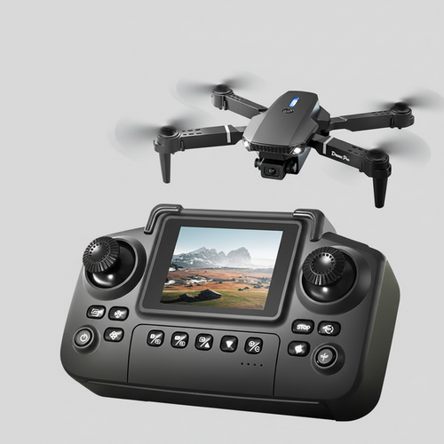 AeroNova E88 E99 Dual Camera Drone With Screen - Dual 4K Cameras With 50x Optical Zoom For Beginners by Tech-Home Store