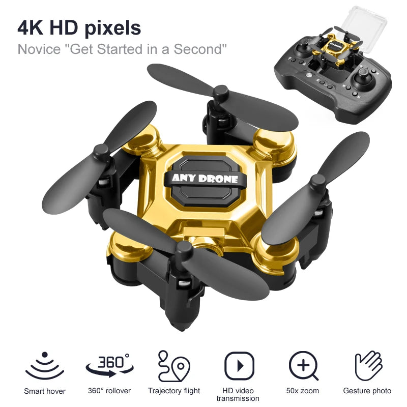 K04 Mini Folding Storage Aircraft Mini Drone 4K - Ultra Lightweight Portable Aerial Camera For Travel by Tech-Home Store