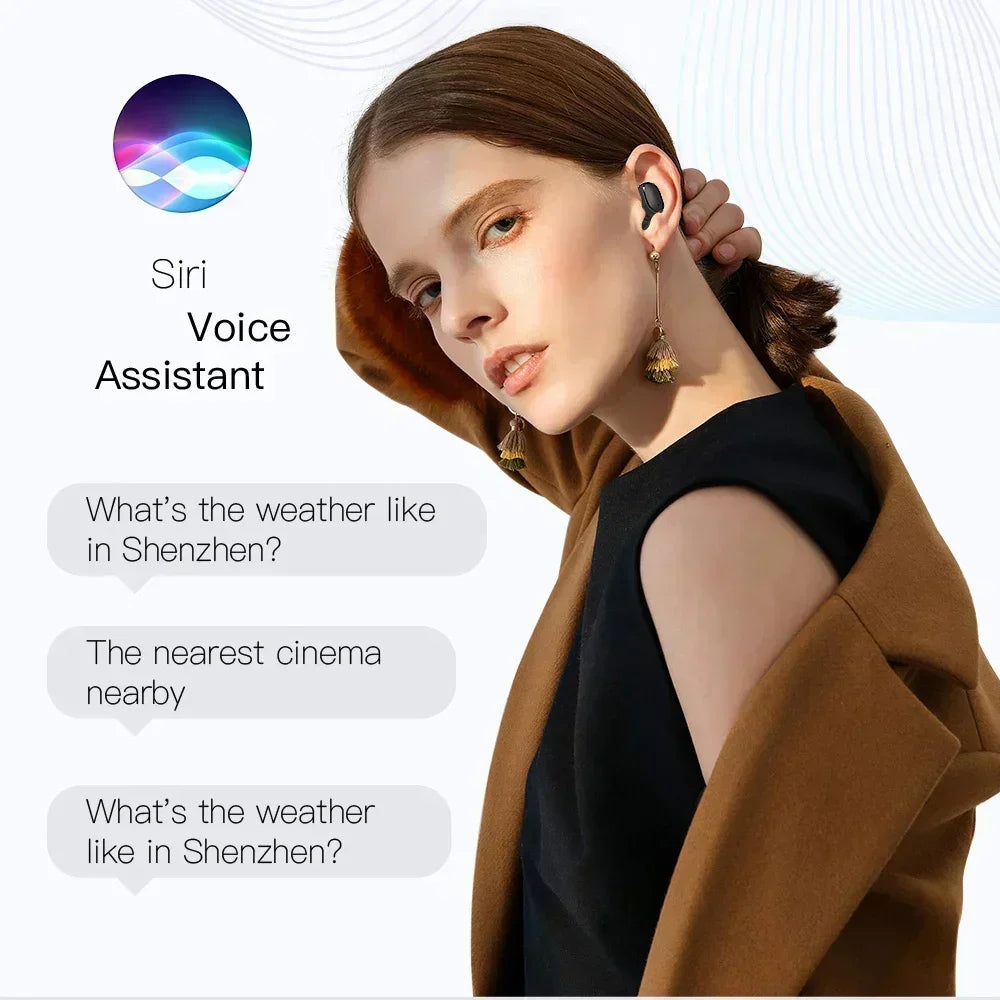 E6S Wireless Bluetooth Earphones TWS Bluetooth Headset Wireless Earbuds Noise Cancelling Earphones with Microphone Headphones by Tech-Home Store