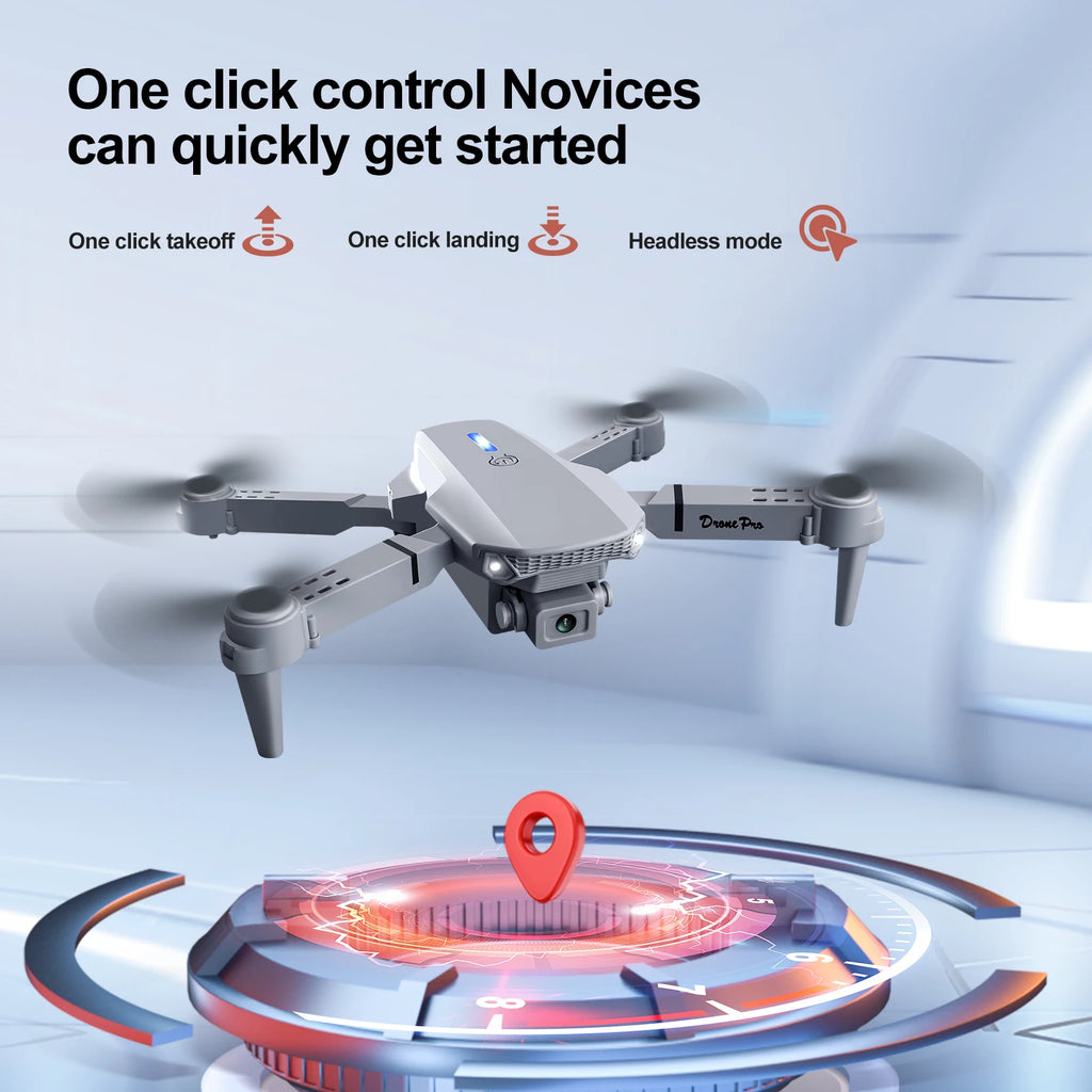 AeroNova E88 E99 Dual Camera Drone With Screen - Dual 4K Cameras With 50x Optical Zoom For Beginners by Tech-Home Store