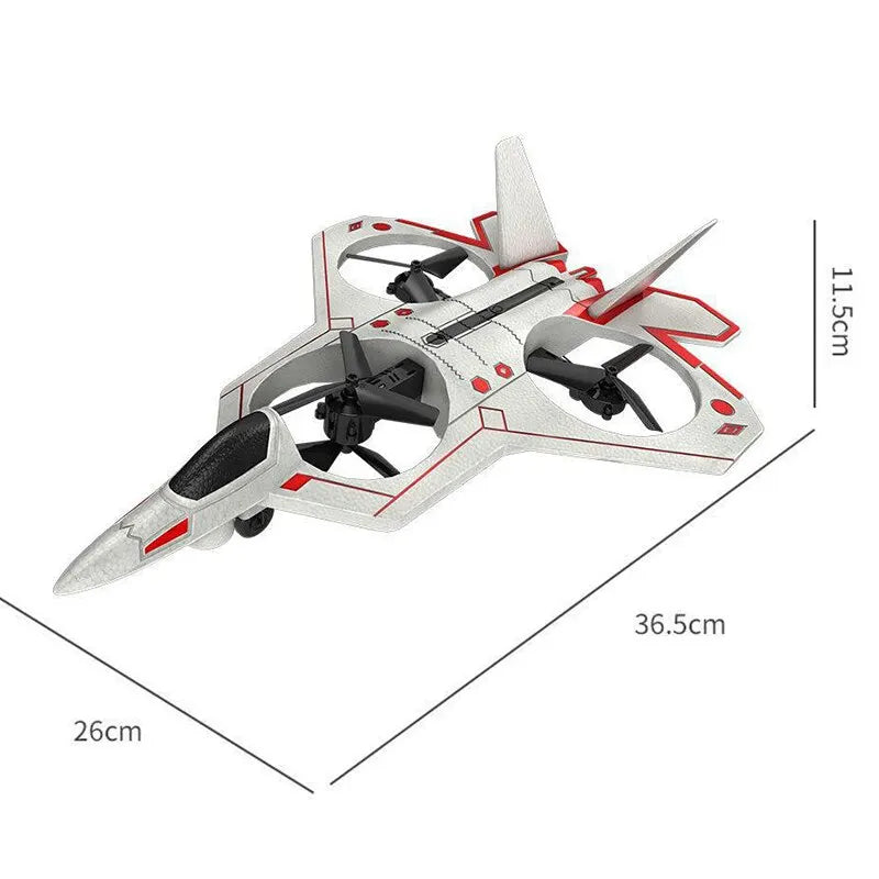 SkyTech AeroStunt Foam RC Plane - Beginner-Friendly 5-Channel Control For Easy Outdoor Flights by Tech-Home Store