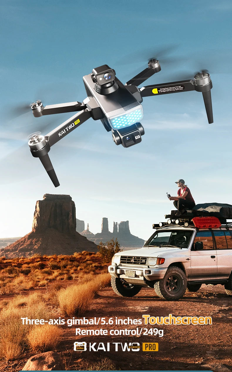 KAITWO PRO Drone - 8K Cinematic Capture With 5G Live Control And 360 Degree Laser Obstacle Avoidance by Tech-Home Store
