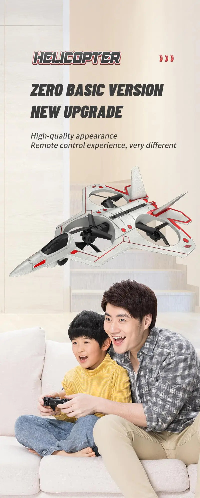 SkyTech AeroStunt Foam RC Plane - Beginner-Friendly 5-Channel Control For Easy Outdoor Flights by Tech-Home Store