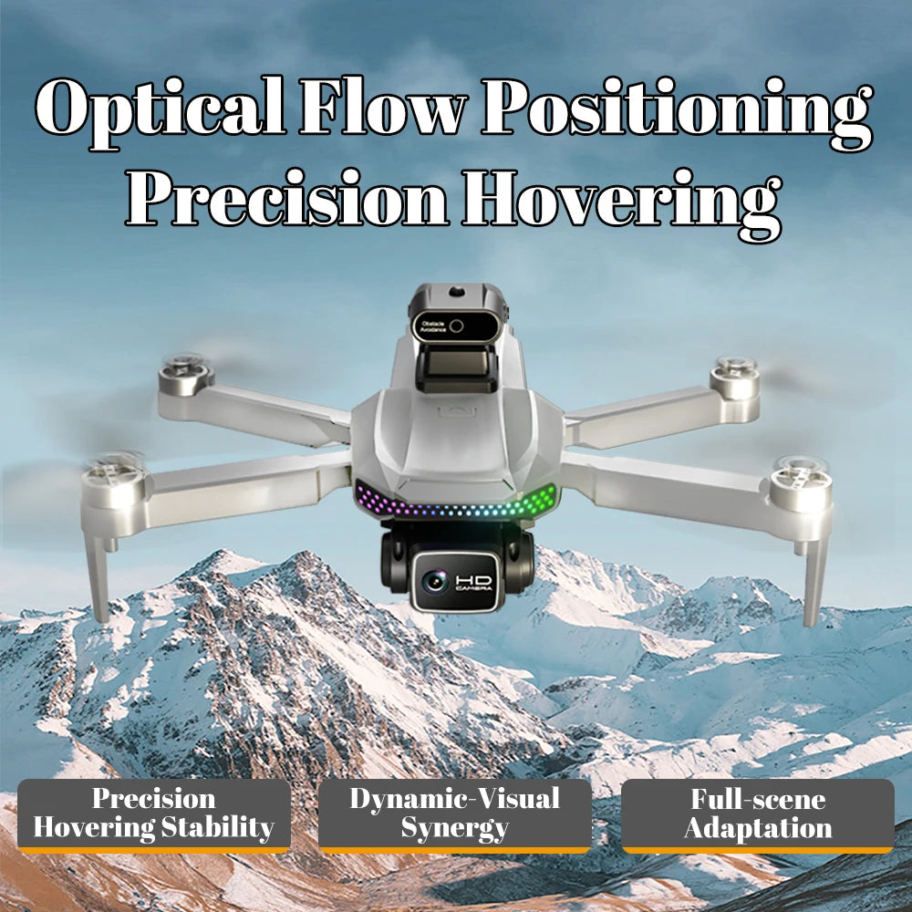 S50 PRO GPS Drone with 2 Batteries, 4.5-inch Large Screen Remote, Real-Time HD Camera, Obstacle Avoidance, Extended Flight Time by Tech-Home Store