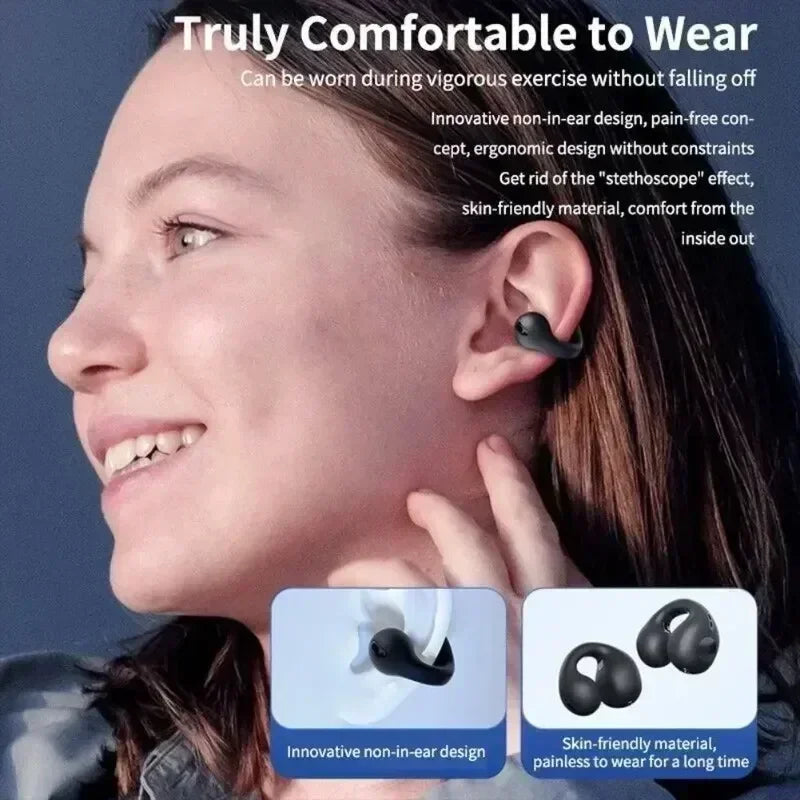 New Original T75 Bone Conduction Wireless Bluetooth 5.3 Headphones - Waterproof by Tech-Home Store
