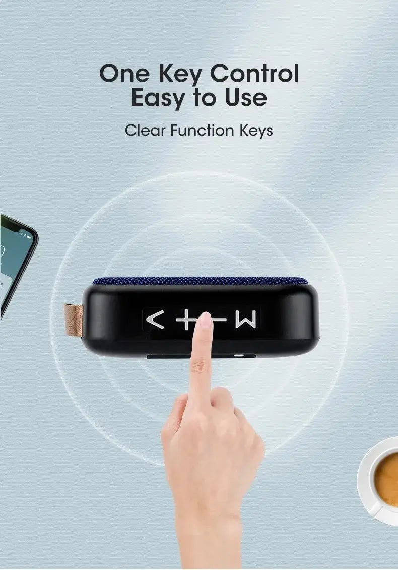 NovaWave Outdoor Portable Wireless Speaker - Versatile 3W Bluetooth Speaker With Built-In Battery And FM Radio by Tech-Home Store