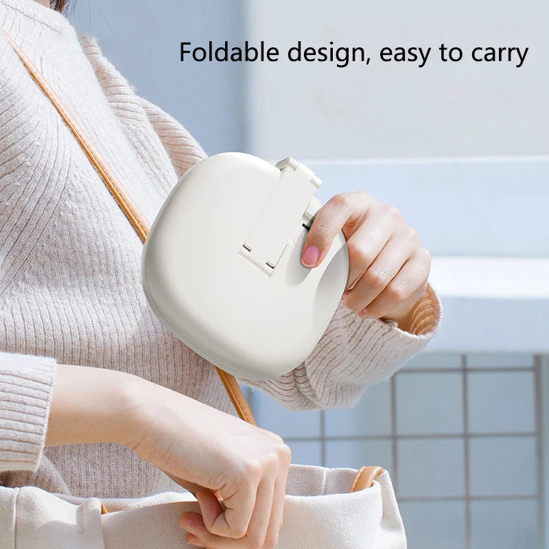 Foldable Three Color LED Light Makeup Mirror