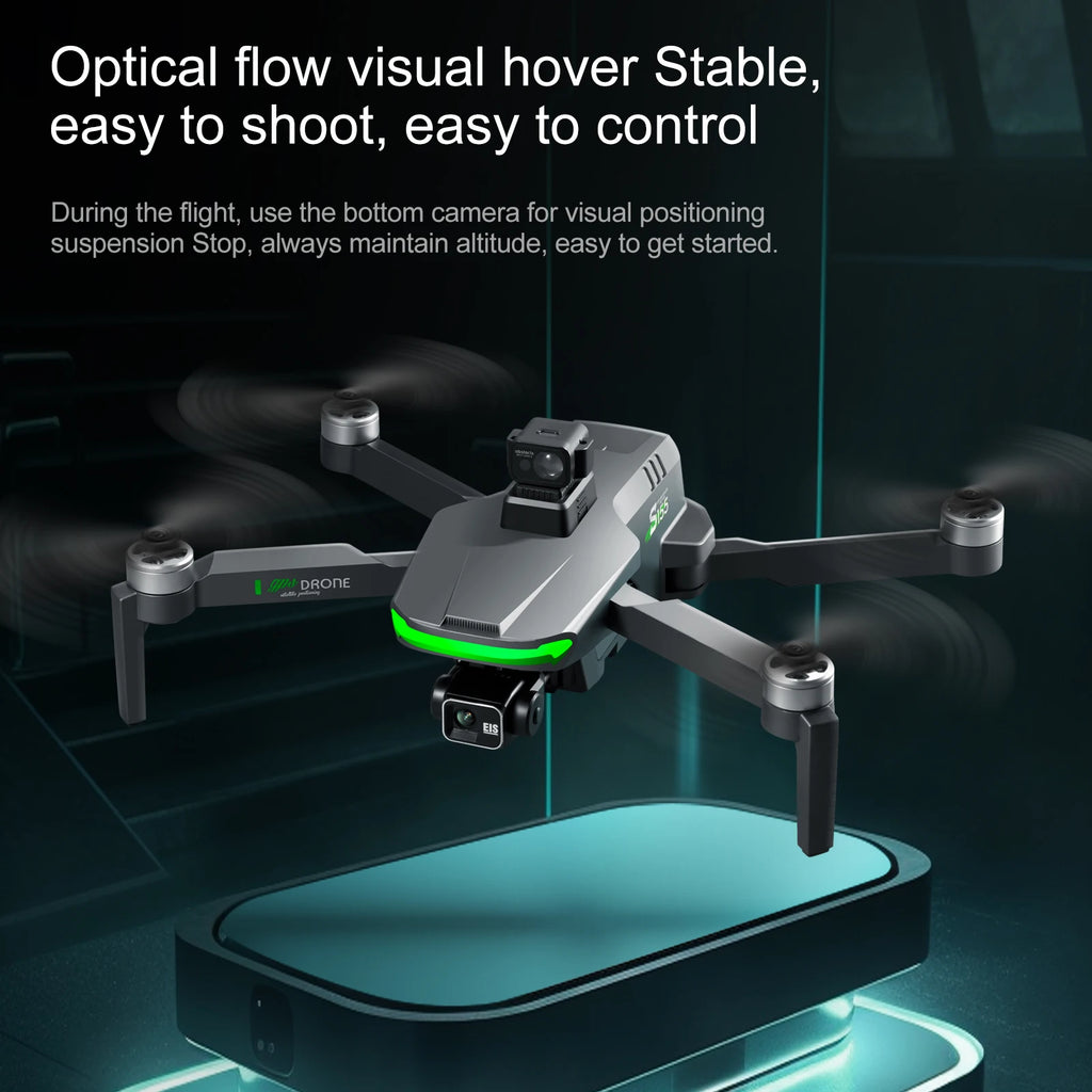 2025 NEW HOT S155 GPS Drone 8K Professional Dual HD Camera 5G FPV 360° Obstacle Avoidance Brushless Motor