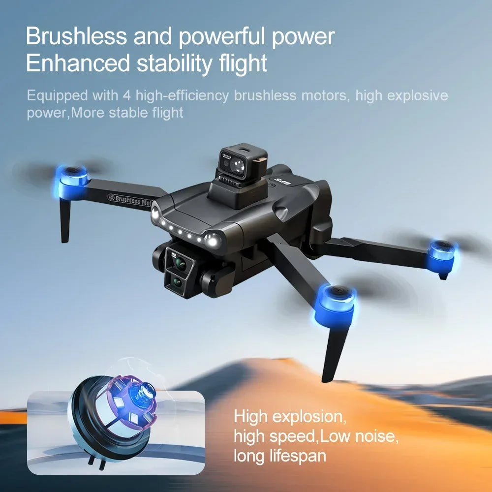 Lenovo V198 MAX GPS Drone 8K Profesional 4K HD Camera Brushless Laser Obstacle Avoidance Foldable Quadcopter Aerial Optical by Tech-Home Store