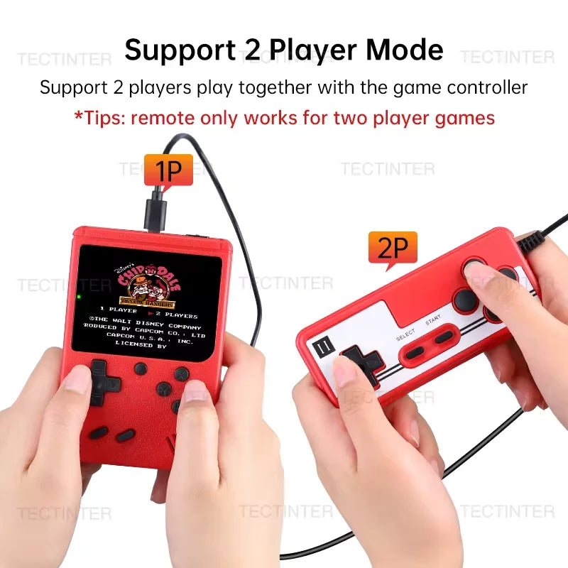2.4Inch Retro Portable Mini Handheld Game Player 8 Bit Video Game Console Built-in 500 Games Gameboy For Kid Gift by Tech-Home Store