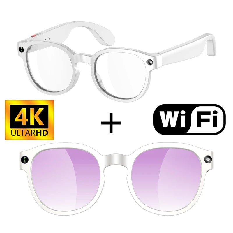 AI Vision Smart Sun Glasses - Translation Ready With 8MP Camera 4K Video Bluetooth Calls by Tech-Home Store