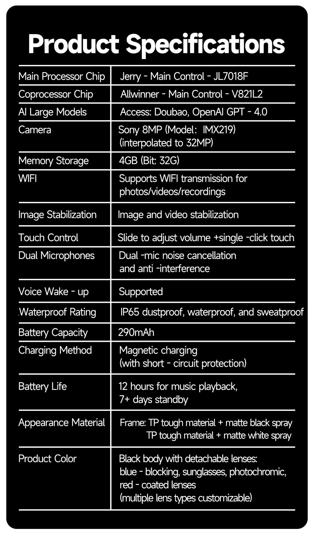 New 800W Camera AI Glasses Men Color-Changing Smart Translation Glasses Photo Video Recording Waterproof Call Smart Sunglasses by Tech-Home Store