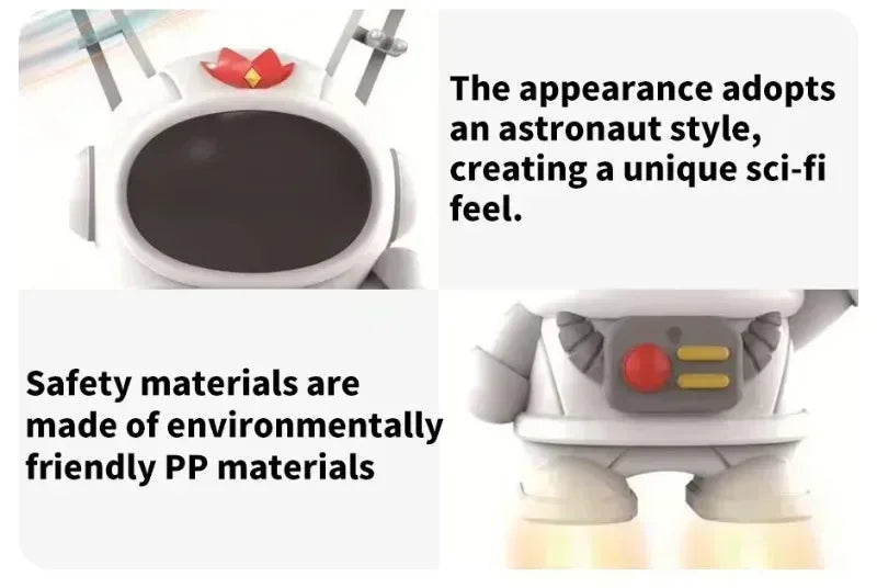 GlowHover Levitating Luminous Flying Robot Astronaut - Hand Controlled Glow Hovering Drone For Kids Ages Five And Up by Tech-Home Store