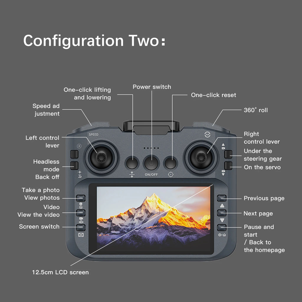 SkyNova Camera Pro Drone - Ultra Lightweight 129g 4K Dual Camera With 360 Degree Gimbal by Tech-Home Store
