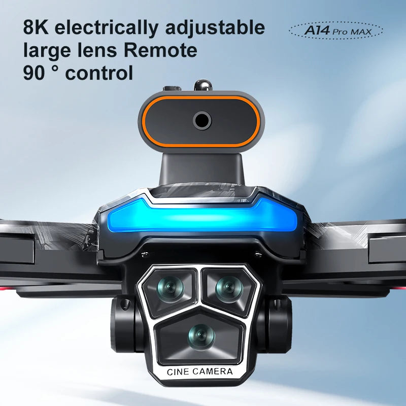 SkyTech A14 Pro Max Drone - Dual 8K HD Cameras With 5G WiFi GPS And Brushless Motors by Tech-Home Store