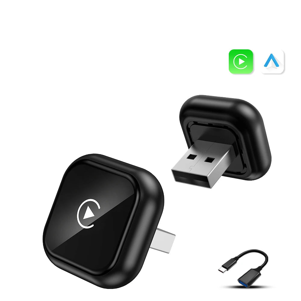 2026 NEW Wireless Carplay Adapter Android Auto 2in 1 Smart Dongle For iphone Android Phone For Volvo Benz Mg Kia Chery VW Honda by Tech-Home Store