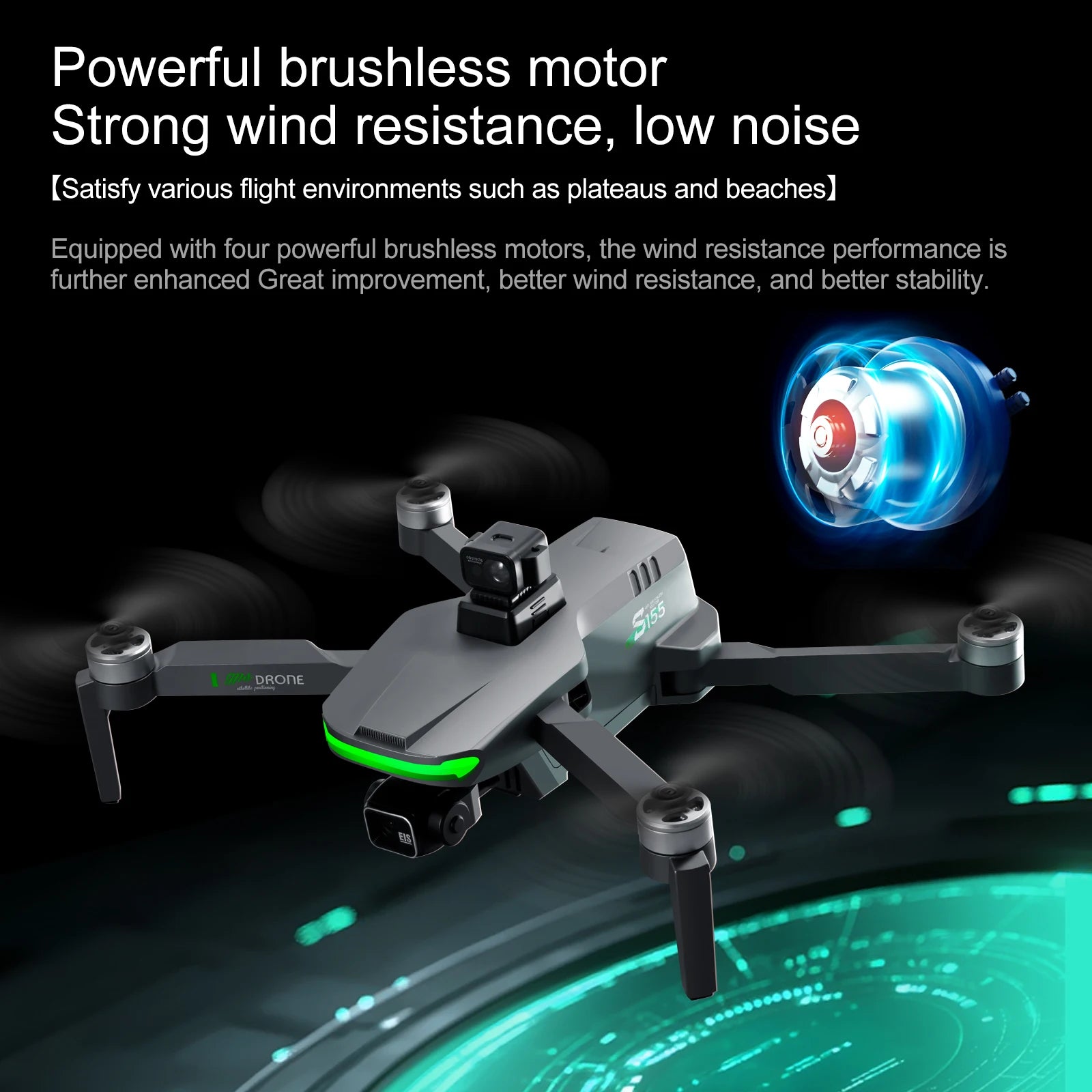 2025 NEW HOT S155 GPS Drone 8K Professional Dual HD Camera 5G FPV 360° Obstacle Avoidance Brushless Motor