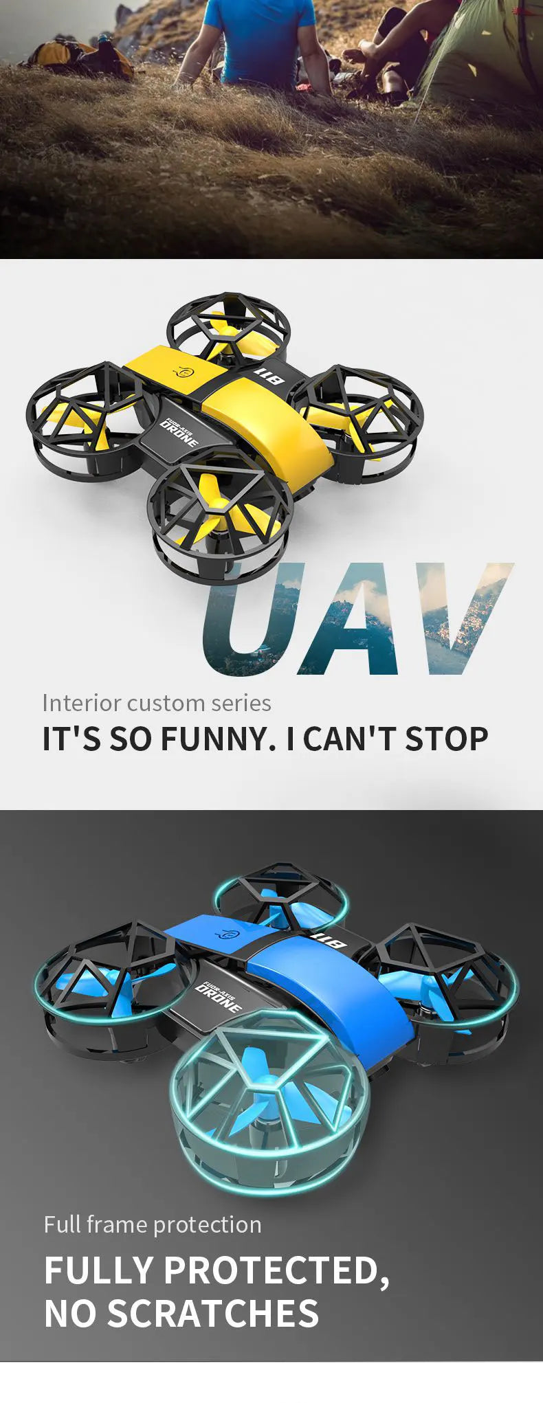 Dowellin D12 Drone Mini Remote Control Aircraft - Ultralight 35g With Dual HD Cameras For Easy Indoor Flying by Tech-Home Store