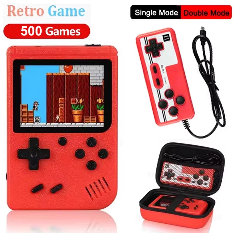 2.4Inch Retro Portable Mini Handheld Game Player 8 Bit Video Game Console Built-in 500 Games Gameboy For Kid Gift by Tech-Home Store