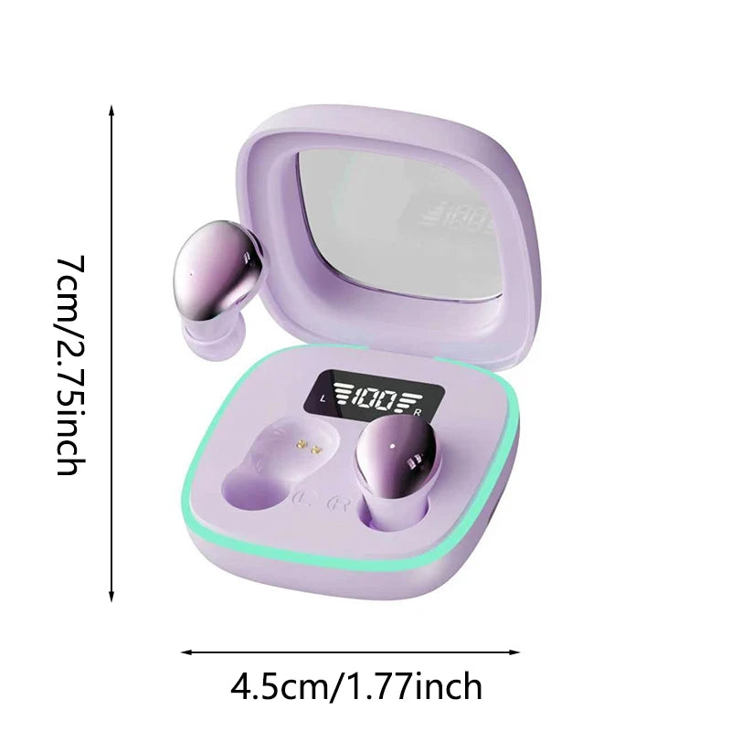B51-Invisible Mini Headphones, Wireless Bluetooth Compatible, Long Battery Life, Microscopic Compact Hidden Ear Tips by Tech-Home Store