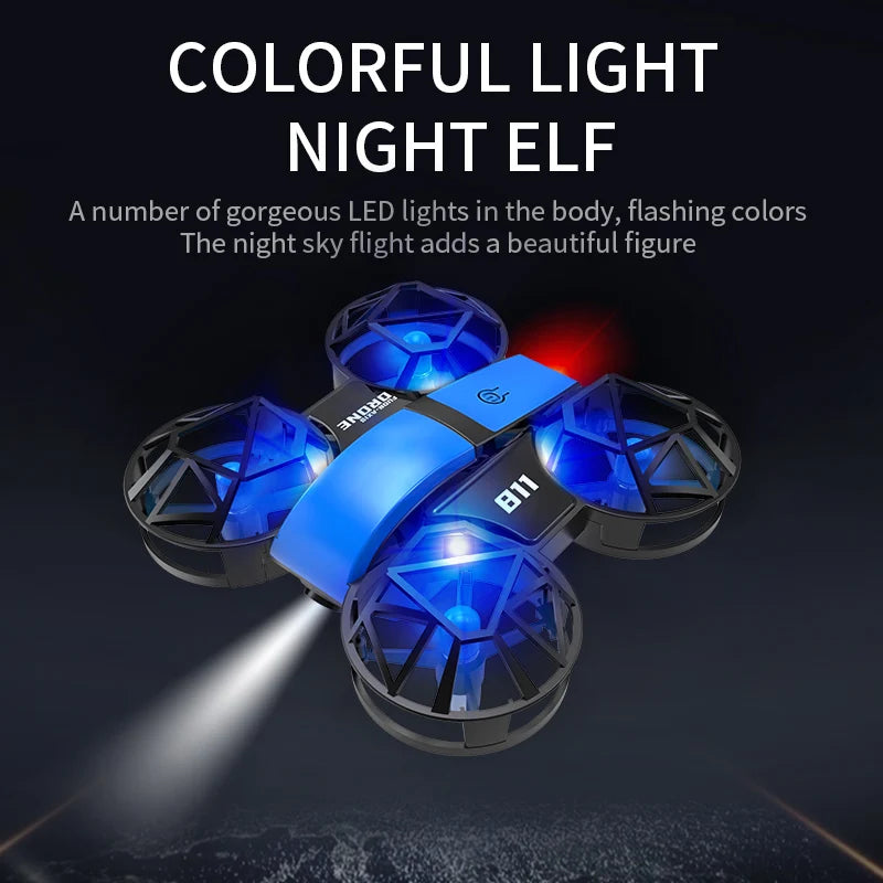 Dowellin D12 Drone Mini Remote Control Aircraft - Ultralight 35g With Dual HD Cameras For Easy Indoor Flying by Tech-Home Store