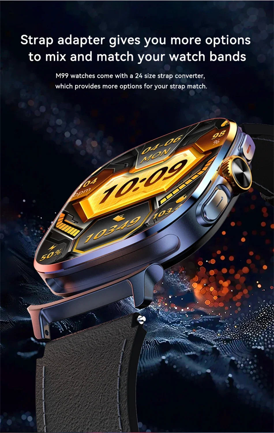 5G/4G Full Network Smart Watch 720*720 AMOLED Screen Video Call 16GB+256GB RAM 2100 MAH Battery Google Play WIFI GPS Smartwatch by Tech-Home Store