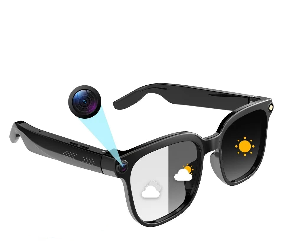 VisionTech NovaSight 4K 8MP Smart Glasses - Real Time Translation Over 150 Languages With ChatGPT AI by Tech-Home Store