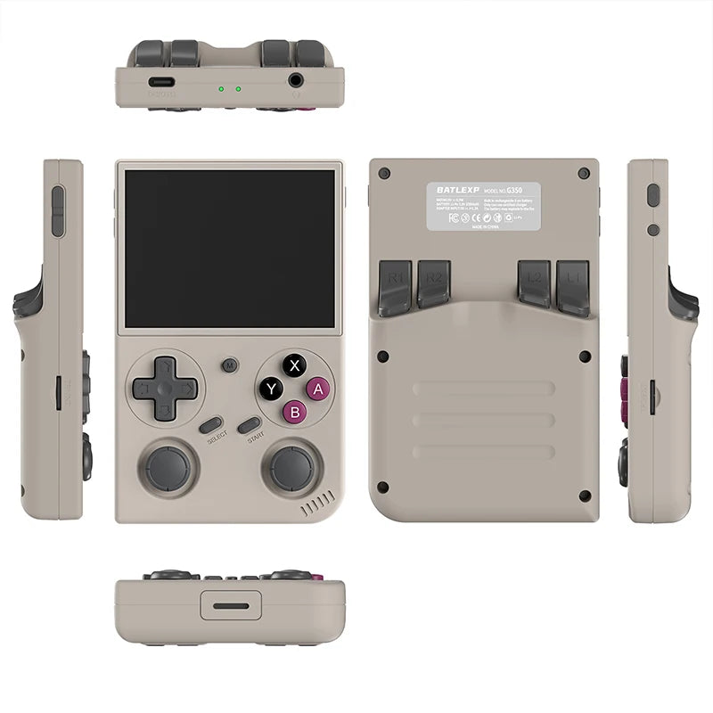 G350 Handheld Game Console 3.5'' IPS Screen Linux System Dual Joystick Vibration Motor Retro Portable Video Console Gift by Tech-Home Store