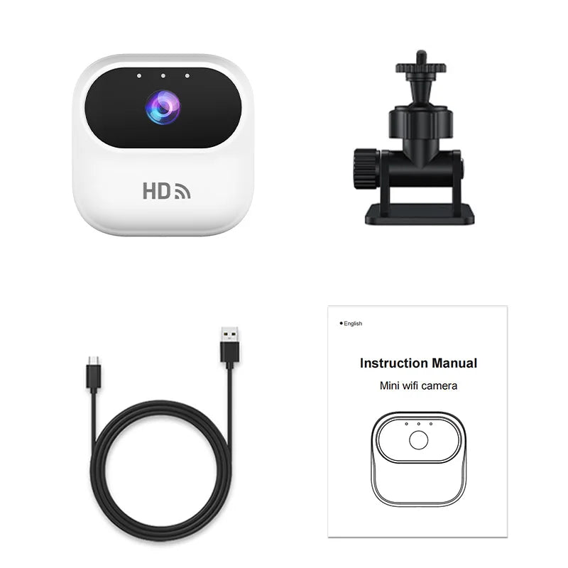 Ourlife A800 Mini Camera 1080P WiFi Smart Home Security Camera Monitor Camcorders Video Surveillance Camera With Motion Tracking by Tech-Home Store