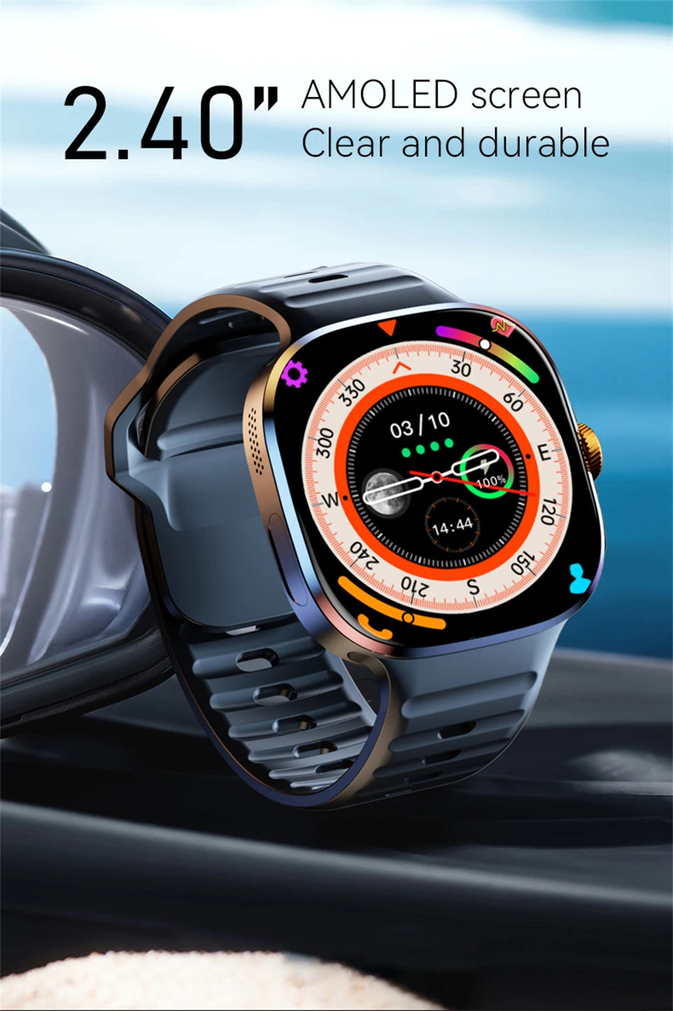 5G/4G Full Network Smart Watch 720*720 AMOLED Screen Video Call 16GB+256GB RAM 2100 MAH Battery Google Play WIFI GPS Smartwatch by Tech-Home Store