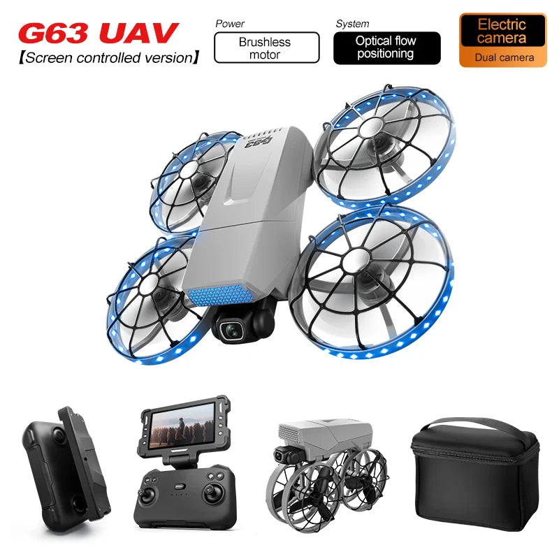 Mini 4 Pro Drone - Foldable Brushless Servo Gimbal Dual Camera For Stable 4K Aerial Photography by Tech-Home Store
