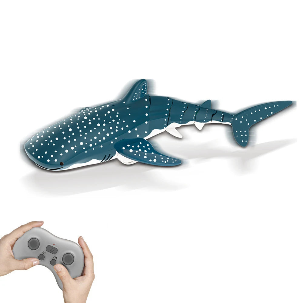 Smart Rc Shark whale Spray Water Toy Remote Controlled Boat ship Submarine Robots Fish Electric Toys for Kids Boys baby Children by Tech-Home Store