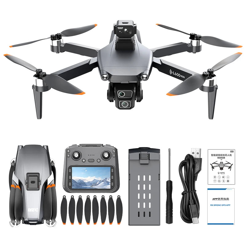 L600-1 MAX GPS Drone - Cinema-Grade 8K Recording With 360-Degree Laser Obstacle Avoidance And Long-Range Control by Tech-Home Store