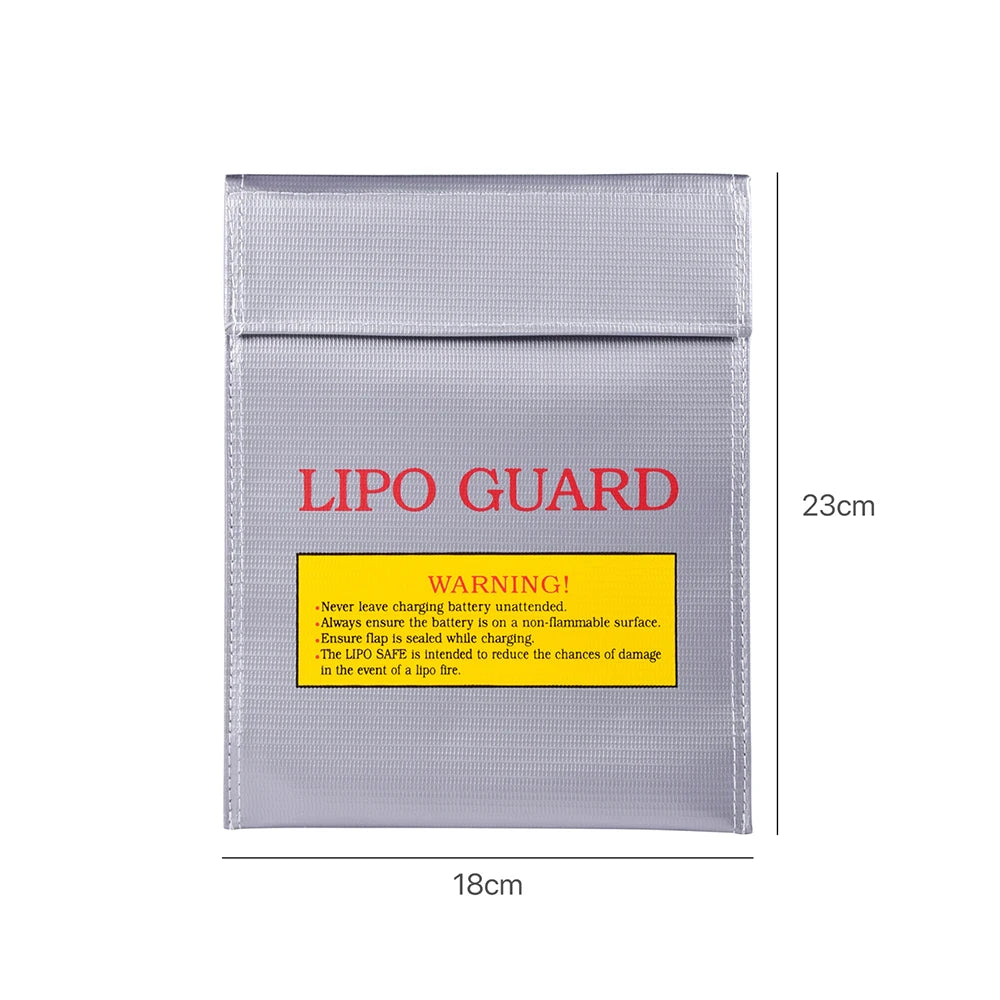 Lipo Guard Safety Bag - Explosion-Proof Fireproof LiPo Battery Storage and Charging Pouch for RC Drones by Tech-Home Store