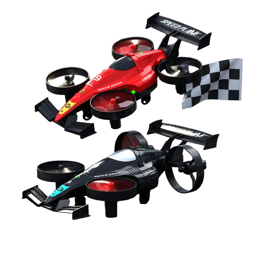 ANTSIR 2 In 1 Land Air RC Quadcopter And Drift Car With 360 Flips 2 4G Remote by Tech-Home Store