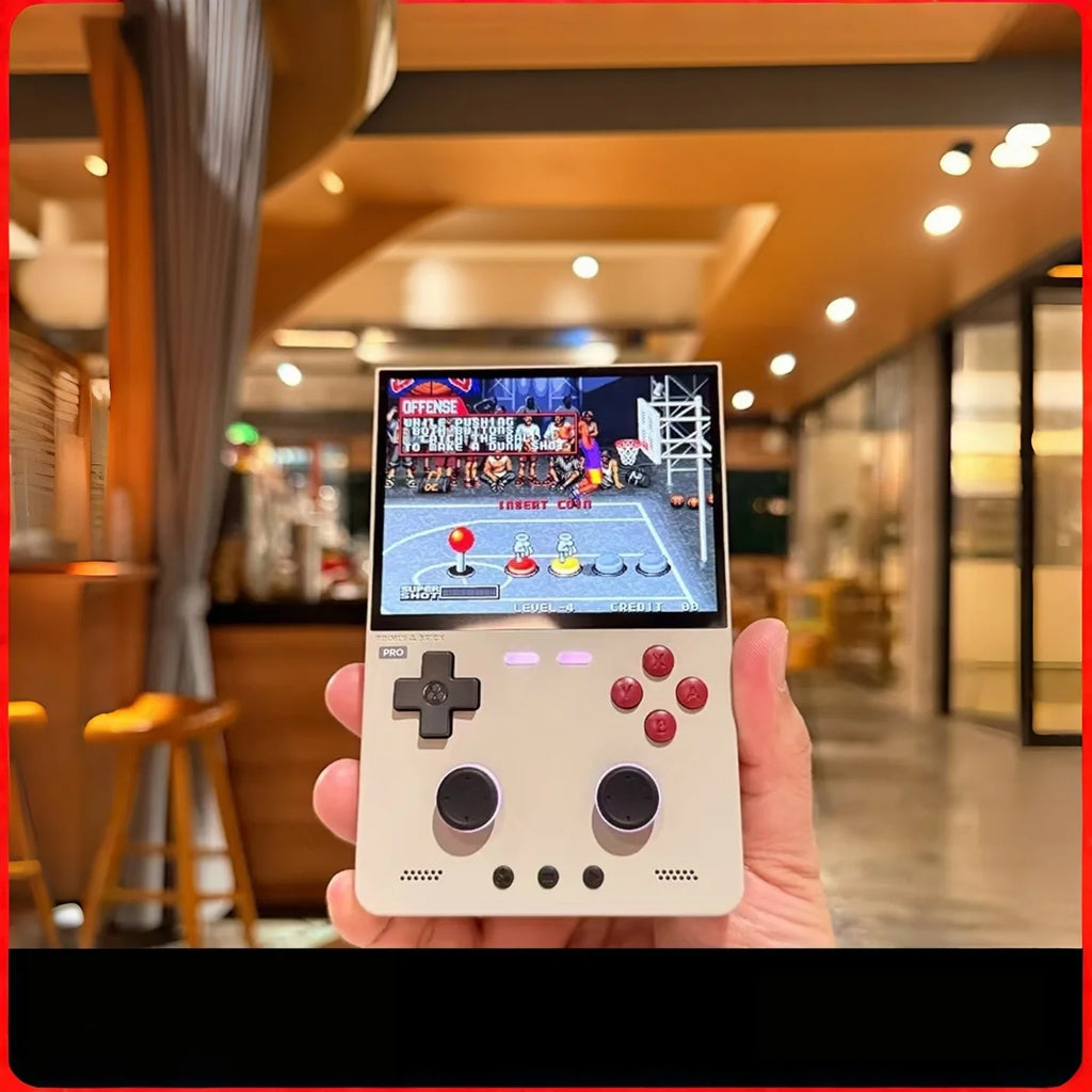 TRIMUI BRICK PRO Handheld Game Console 3.95'' IPS Screen RGB Top Light Dual Hall Joysticks A133P Linux 4.9 System 5000mAhGifts by Tech-Home Store