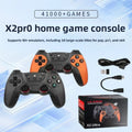 X2 Retro Game Stick 4K Video Game Console 40000+ Games,40+ Emulators,HD Output 2 Wireless Controllers,Plug and Play,TV/Computer by Tech-Home Store