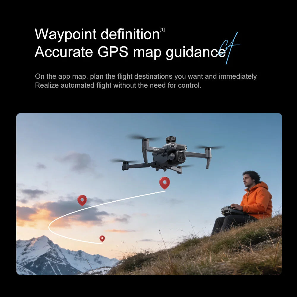 V918 Max Drone Laser Obstacle Avoidance 8K GPS Professional Camera FPV 3000M RC Quadcopter with LCD Screen Remote Control Gifts by Tech-Home Store