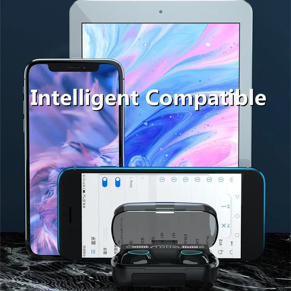 M10 TWS Wireless Bluetooth 5 3 Earbuds 3500mAh Charging Box 9D Stereo Sports Waterproof Earphones with Microphone Daily Use by Tech-Home Store