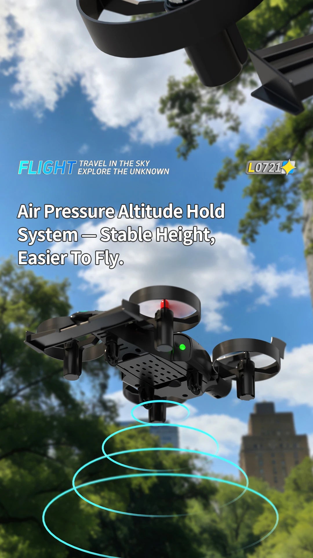 2-in-1 Land-Air Dual Dual RC Quadcopter & RC Drift Car 2.4G Remote Control Airplane One-Key Roll 360° Flips Electric RC Toys by Tech-Home Store